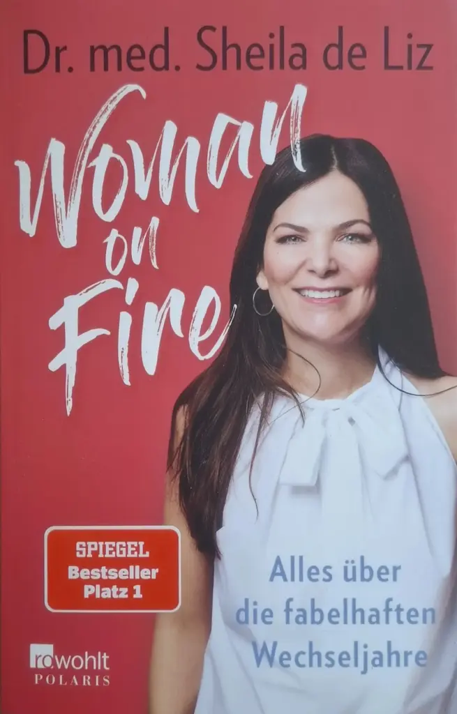 zu sehen ist das Buchcover von Sheila de Liz, Woman on Fire