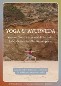 E-Book Cover Yoga und Ayurveda von Miriam Sommer